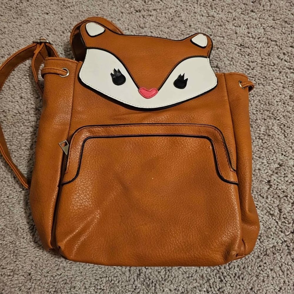 Brown Fox Design Backpack